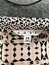 CAbi 100% Polyester Print Tan Casual Dress Size XS - photo 7