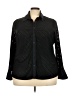 Lane Bryant 100% Polyester Black Long Sleeve Blouse Size 22 (5) - photo 1