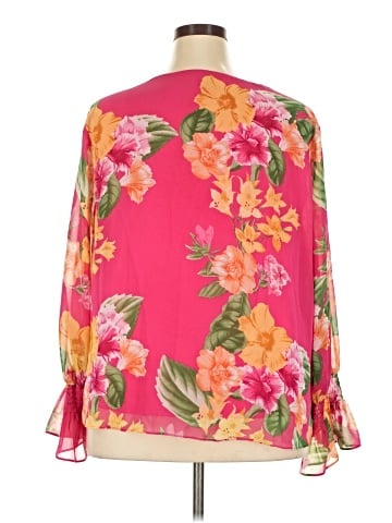 JM Collection 3/4 Sleeve Blouse (view 2)
