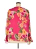 JM Collection Pink 3/4 Sleeve Blouse Size 3X - photo 2