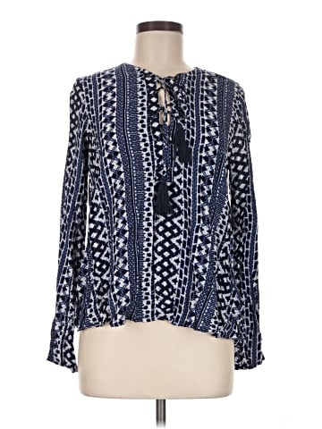 En Creme Long Sleeve Blouse (view 1)