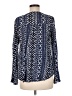 En Creme 100% Rayon Blue Long Sleeve Blouse Size M - photo 2