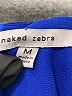 Naked Zebra 100% Polyester Blue Sleeveless Top Size M - photo 7