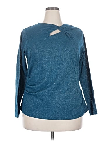 Liz Claiborne Long Sleeve Top (view 1)