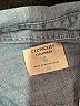 Crewcuts 100% Cotton Chevron-herringbone Blue Long Sleeve Button-Down Shirt Size 12 - photo 3
