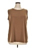 Vikki Vi Brown Sleeveless Blouse Size 1X - photo 1