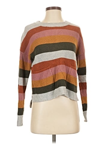 Madewell Patch Pocket Pullover Sweater in Walton Stripe (view 1)