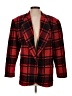 Hugo Buscati Collection Plaid Red Blazer Size 0 - photo 1