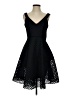 Maje 100% Polyester Polka Dots Black Cocktail Dress Size Lg (3) - photo 1
