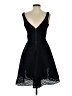 Maje 100% Polyester Polka Dots Black Cocktail Dress Size Lg (3) - photo 2