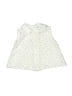 Kissy Kissy Ivory Sleeveless Button-Down Shirt Size 6-9 mo - photo 1