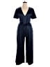 Venus Solid Blue Jumpsuit Size 16 - photo 1