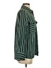 Elodie Stripes Green Long Sleeve Button-Down Shirt Size S - photo 4
