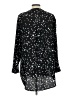 Gianni Bini Stars Black 3/4 Sleeve Blouse Size L - photo 2