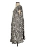 Flax Animal Print Gray Casual Dress Size 4 (P) - photo 5