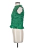 Glam Green Sleeveless Blouse Size S - photo 5