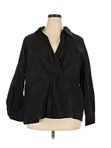 FASHION TO FIGURE 3/4 Sleeve Blouse (view 1)