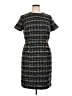 Ann Taylor Tweed Gray Casual Dress Size 14 - photo 1