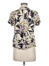 Pilcro Tropical Ivory Short Sleeve Blouse Size M - photo 2