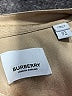Burberry 100% Silk Tan button down Size 4 - photo 11
