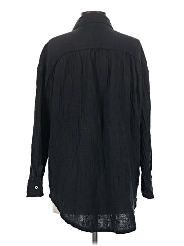 Aerie Long Sleeve Button-Down Shirt (view 2)