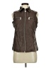 MICHAEL Michael Kors 100% Leather Brown Vest Size M - photo 1