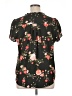 41Hawthorn 100% Polyester Floral Black Short Sleeve Blouse Size XL - photo 2