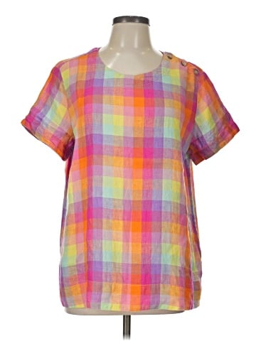 Lands' End Short Sleeve Blouse (view 1)