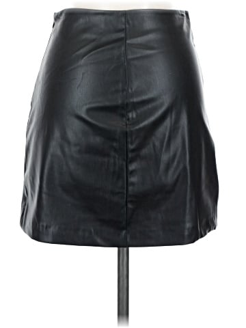 Zara Faux Leather Skirt (view 2)