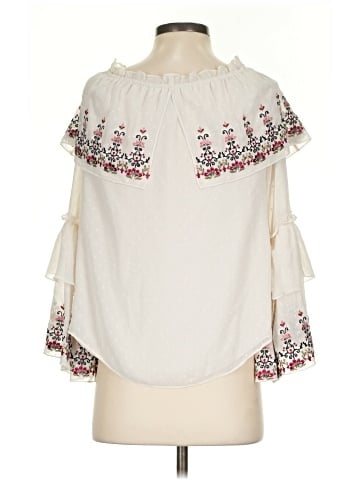 White House Black Market 3/4 Sleeve Blouse (view 2)