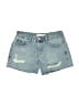 Seven7 100% Cotton Blue Denim Shorts Size 27 waist - photo 1