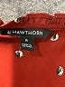 41Hawthorn 100% Polyester Burgundy Short Sleeve Blouse Size XL - photo 7