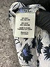 Rebecca Taylor Animal Print Silver 3/4 Sleeve Silk Top Size 4 - photo 8
