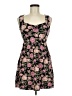 Forever 21 Floral Black Casual Dress Size M - photo 1