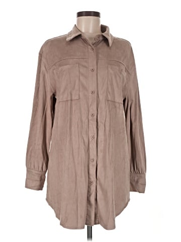 Bagatelle Long Sleeve Button-Down Shirt (view 1)