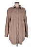 Bagatelle Brown Long Sleeve Button-Down Shirt Size M - photo 1