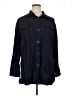 RODEBJER Blue 3/4 Sleeve Button-Down Shirt Size XL - photo 1