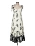 Blu Pepper Tropical Ivory Cocktail Dress Size S - photo 1
