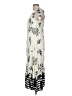 Blu Pepper Tropical Ivory Cocktail Dress Size S - photo 5