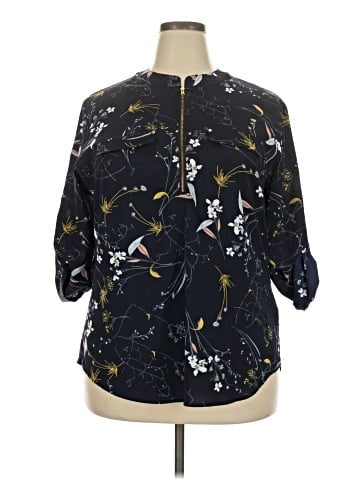 Angvns 3/4 Sleeve Blouse (view 1)