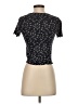 Hollister Floral Blue Black Short Sleeve Top Size S - photo 2