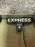Express 100% Rayon Solid Green Casual Dress Size M - photo 4