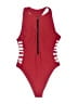 Forever 21 Graphic Red One Piece Swimsuit Size S - photo 1