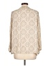 Joie 100% Silk Ivory Long Sleeve Silk Top Size L - photo 2