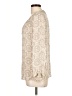 Joie 100% Silk Ivory Long Sleeve Silk Top Size L - photo 5