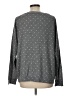 ALTERNATIVE Polka Dots Gray Long Sleeve T-Shirt Size L - photo 2