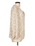 Joie 100% Silk Ivory Long Sleeve Silk Top Size L - photo 4
