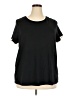 Adrienne Vittadini Black Short Sleeve Top Size 2X - photo 1