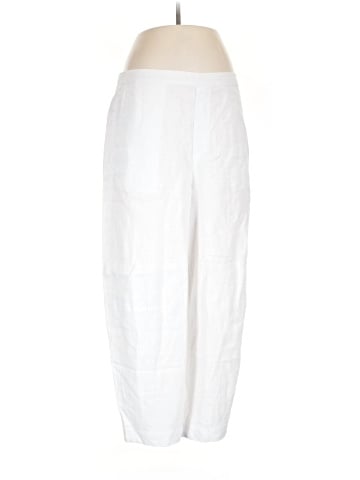 Madewell Pull-On Barrel-Leg Pants in 100% Linen (view 1)