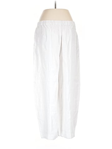 Madewell Pull-On Barrel-Leg Pants in 100% Linen (view 2)